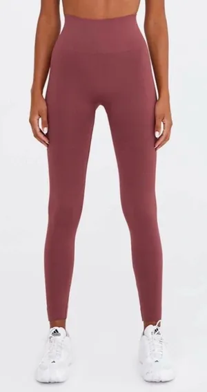 Women’s SET ACTIVE Sculptflex Seamless Leggings in Canyon Size Medium M Pink thumbnail 1