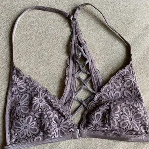 Victoria's Secret Front Enclosure Light Plum Bralette thumbnail 1