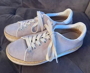 Steve Madden Rule Platform Suede Taupe Sneakers Size 7.5 thumbnail 5