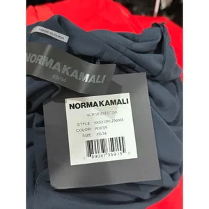 NEW Norma Kamali Halter Turtle Side Slit Gown Pewter Size XS thumbnail 8