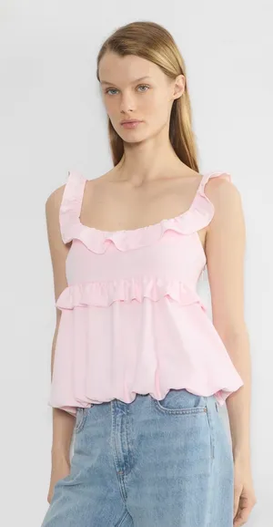 Aritzia Wilfred Freesia Top Pink 2XS thumbnail 1
