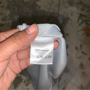 Silver Glitter Cut Out Clear Strap Wide Leg Trousers thumbnail 4