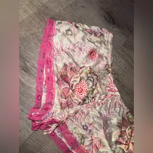 Victoria’s Secret SILK Rare Floral / Lotus Silk Shorts L thumbnail 2