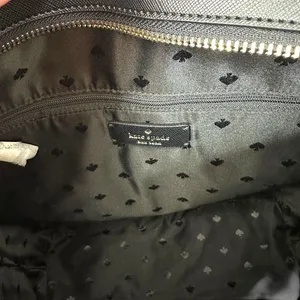 NEW Kate Spade New York Black Crisp Stripe Saffiano Daily Shoulder Tote Bag thumbnail 10