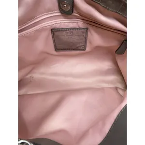 COACH Animal Embossed Leather Gray Shoulder Bag thumbnail 11