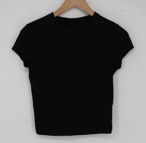 Wild Fable T-Shirt Womens Small Basic Tee Black Cotton Stretch Excellent thumbnail 1