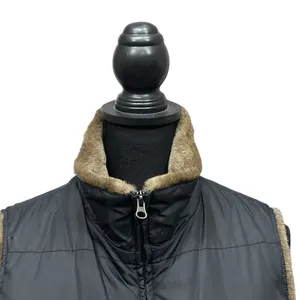 Eddie Bauer Vest Black Faux Fur Collar‎ & Lining Women's Size Small Full Zip thumbnail 2
