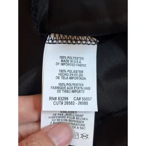 Vintage Y2K‎ Bebe Cowl Neck Slip Dress Med Black Satin Maxi Minimalist Cocktail thumbnail 4