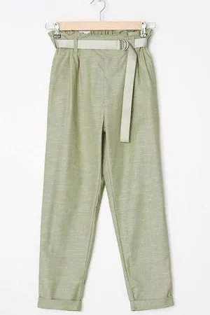 NWT Cigarette Pants with belt from House Brand thumbnail 1