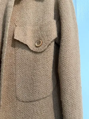 By Design Longline Open Cardigan Sweater Coat Camel Brown Size Medium thumbnail 2