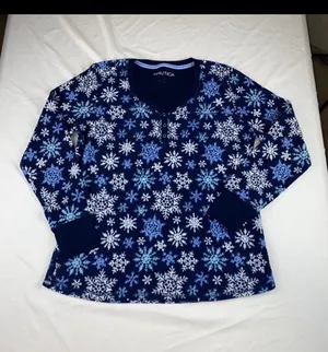Snowflake PJ set Blue Size L thumbnail 2
