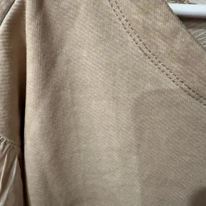 Anthropologie Beige Balloon Sleeve Top thumbnail 7