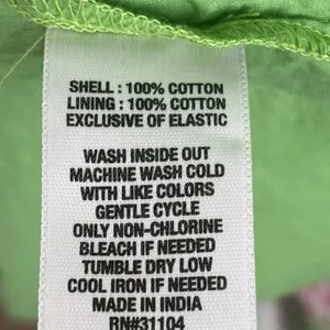Crown Ivy Dress Sz‎ S Pineapple Green Cottage Tiered Tropical Puff Short thumbnail 7