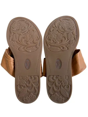 Like New Sofft Leather Essie Sandals Tan Size 9.5 thumbnail 7