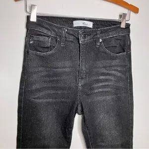 KanCan USA black high rise skinny jeans size 7/27 thumbnail 2