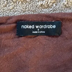 Naked wardrobe long sleeve crop top. Size Small. thumbnail 4