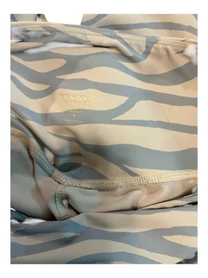 Old Navy Powersoft Zebra Print Capri Workout Leggings - Women's Large thumbnail 3
