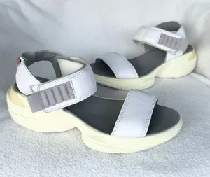 Sorel Explorer Blitz Stride Women’s 7.5 US Sandals Leather White NL4742-100 thumbnail 1