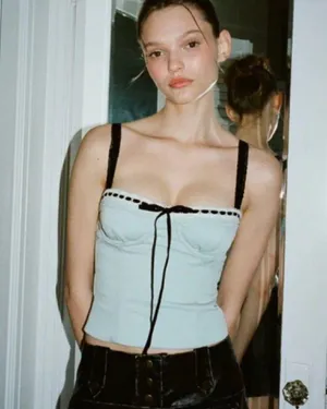 With Jean Blue Top thumbnail 1