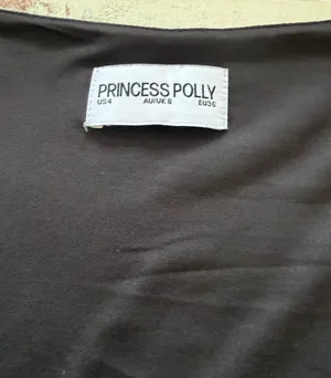 Dalzine Princess Polly Long Sleeve Mini Dress Black Size US 4 thumbnail 4