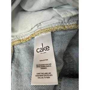 NEW Cake The Label Womens Barrel Jeans Baggy Wide Leg 31 X 30 thumbnail 13