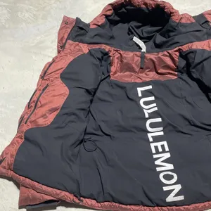 Lululemon Wunder Puff Coat Jacket Puffer 600 Down Size 4 Sunset Orange *STAINED* thumbnail 9