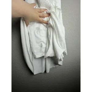 Free People Movement Smockin Hot Dress White Size M NWOT $128 retail thumbnail 6
