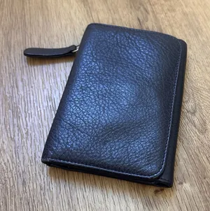 Osgoode Marley Dark Purple RFID Tri‎ Fold Wallet thumbnail 1