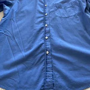 Vintage Ann Taylor Blue Button Down Shirt Size L Classic Chic Quiet Luxury thumbnail 9