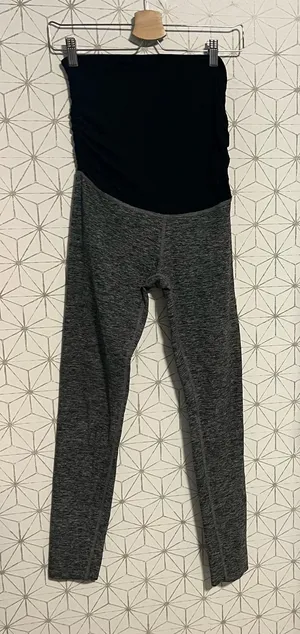 Beyond Yoga Charcoal Spacedye Maternity Legging Gray Size M thumbnail 1