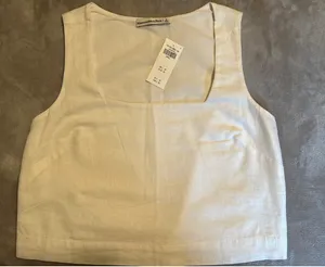 Abercrombie NWT Linen Top thumbnail 1