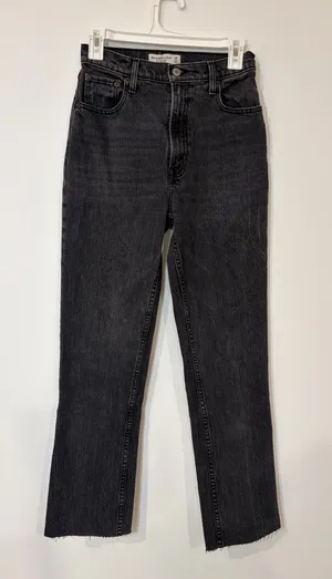 Abercrombie & Fitch Black Jeans High Rise thumbnail 1