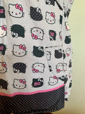 Sanrio hello kitty uniform Scrub 2011 XSMALL thumbnail 4