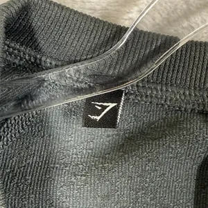 Gymshark Adapt Fleck Seamless‎ Long Sleeve Crop Top XL Dark Grey Marl B2A1C thumbnail 6