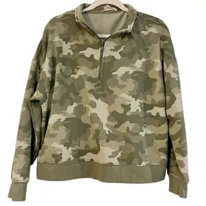 Hippie Rose Camouflage Zip Sweatshirt XL thumbnail 1