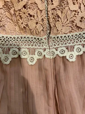 ASOS DESIGN rose Victorian-inspired Pleated Lace Dream Mini Dress 6 thumbnail 20