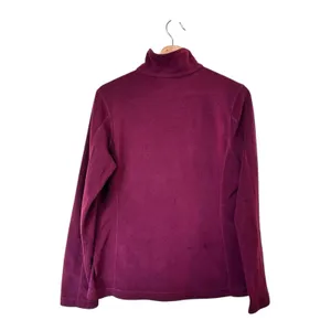 Patagonia Micro D 1/4 zip pullover fleece jacket in deep purple M thumbnail 2