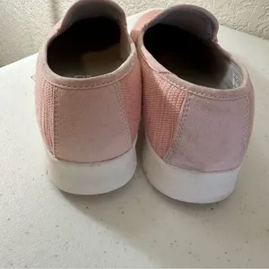 Lands'‎ End Slip On Sneakers Womens 9.5 Pink Comfort Step Knit Walking Shoes thumbnail 10