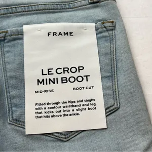 Frame Le‎ Crop Mini Boot Cut Denim Jeans Womens Size 23 Mid-Rise Blue NEW thumbnail 7