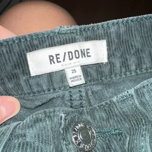 RE/DONE Green Corduroy Loose Flare thumbnail 9