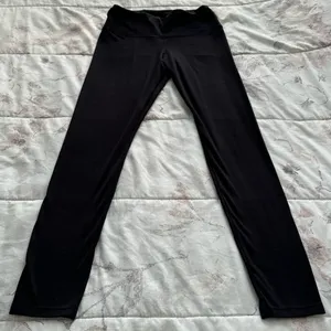 Felina black super soft mid rise leggings, size S athletic Athleisure workout thumbnail 3