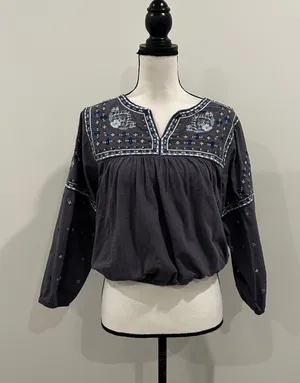 Lucky Brand Boho Blouse thumbnail 1