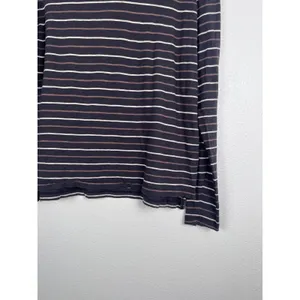 Madewell Women's Striped Turtle Neck Tee Shirt Sz L‎ thumbnail 4
