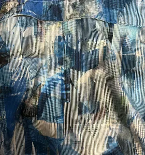 Lululemon Play Off The Pleats Skirt Reg Length Sun Dazed Multi Blue Black Sz. 2 thumbnail 6