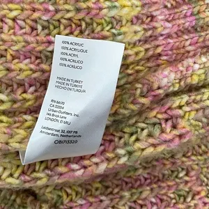 ANTHROPOLOGIE Ribbed Obi Melange‎ Crewneck Sweater Pullover Knit Marled Small thumbnail 12