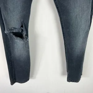 Rag & Bone Capri Jeans Steele Distressed Skinny Size 26 T1328 thumbnail 3