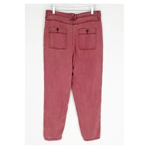 Anthropologie Pleat Front Tapered Leg Pants Women's Size 28 Boho‎ Chic thumbnail 3