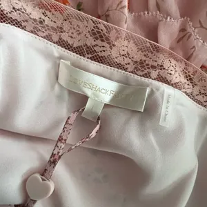 NWT LOVESHACKFANCY Serima Pink Floral Mini Dress Sz L thumbnail 5
