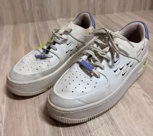 Nike Air Force 1 Sage Low LX White Psychic‎ Blue Volt CU4770-100 Womens 9 thumbnail 1