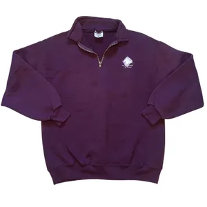 VTG Jerzees Polo Towers‎ Las Vegas Nevada 1/4 Zip Sweater Womens L 90s USA Made thumbnail 1
